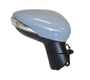 Rétroviseur droit électrique pour FORD FIESTA VI ph.1 2008-2012 dégivrant asphérique, feu clignotant, 6 pins