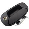 Poigne ouverture de hayon pour FIAT DOBLO I ph. 2 2006-2010, extrieure, Noire, trou barillet, Neuve