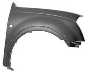 Aile avant droit pour ISUZU D-MAX I phase 1, 2002-2006, trou repetieur, Mod. 4WD, Neuf