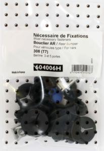 Kit de fixation assemblage Pare chocs arrière pour PEUGEOT 308 I (T7) 2007-2014 (modèle BERLINE), Neuf