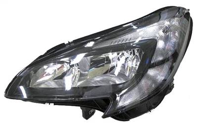 Phare Optique avant gauche pour OPEL CORSA E 2015-2019, H7+H7, Neuf