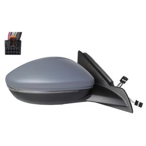 Rétroviseur extérieur droit électrique pour PEUGEOT 208 II phase 1 2019-2023, rabattable électriquement, dégivrant, sonde, à peindre