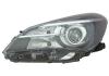 Phare Optique avant gauche pour TOYOTA YARIS III phase 2, 2014-2016, HIR 2, réglage électrique, fond noir, Neuf