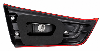 Feu arrière intérieur droit pour MITSUBISHI ASX 2010-2012, blanc-rouge, Neuf