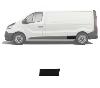 Moulure baguette latérale sur aile arrière gauche pour RENAULT TRAFIC III phase 2 2019-2021, châssis long, Noire, Neuve