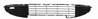 Grille de calandre infrieure pour PEUGEOT 206 ph.1, 1998-2003, noire, pare chocs avant