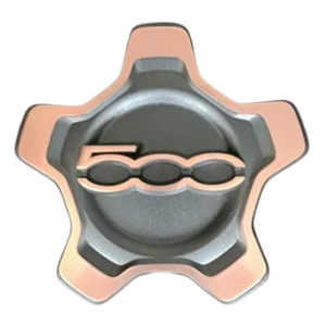 Cache moyeu roue noir pour FIAT 500X 2015-2018, pour jantes en alliage, bord en bronze, Neuf