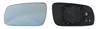 Miroir Glace rtroviseur gauche pour AUDI A3 I ph.1, 1996-2000, (grand), bleu, dgivrant, asphrique