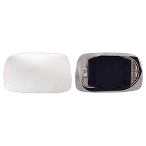 Miroir Glace rétroviseur gauche pour TOYOTA YARIS I phase 2, 2003-2005, dégivrant, à clipser, Neuf