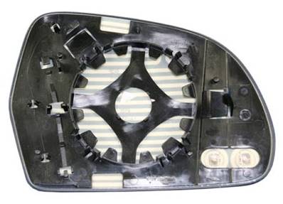 Miroir Glace rétroviseur gauche pour AUDI A4 IV ph. 1 2009-2011, dégivrant, asphérique, Neuf