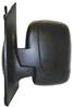 Rétroviseur gauche manuel pour PEUGEOT EXPERT II depuis 2007 >, (glace simple), noir, Neuf