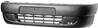 Pare chocs avant pour CITRON BERLINGO I phase 1, 1996-2002, noir, Neuf