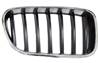 Grille de radiateur droite pour BMW X3 F25 2010-2015, contour chromé, lames noires, Neuve