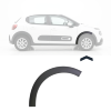 Embout - Tour d'aile avant droite pour CITROËN C3 III phase 1 2016-2020, partie arrière, noire, neuve