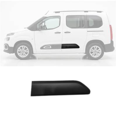 Moulure latérale de porte coulissante gauche pour FIAT DOBLO III phase 2 depuis 01/2024, Neuve à peindre