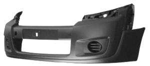 Pare chocs avant noir pour PEUGEOT EXPERT II 2007-2016, Noir sans trous feux antibrouillard, Neuf