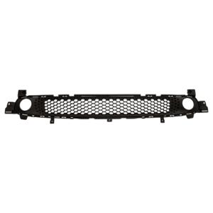Grille de calandre centrale pour SMART FORTWO, depuis 2014 >, pare chocs avant, Noire, Neuve