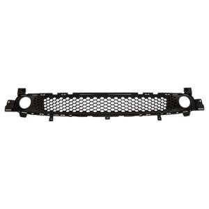 Grille de calandre centrale pour SMART FORTWO, depuis 2014 >, pare chocs avant, Noire, Neuve