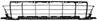 Grille de calandre infrieure pour PEUGEOT 207 CC phase 1, 2007-2009, noire, pare chocs avant