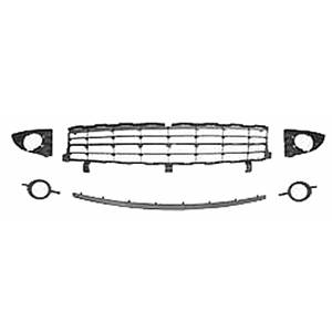 Grilles de calandre inférieures pour RENAULT SCENIC II phase 2, 2006-2009, kit pare chocs avant