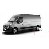 Moulure baguette centrale sur porte latérale gauche pour RENAULT MASTER III phase 1, 2010-2014, trou feu antibrouillard, châssis long, noire, Neuve