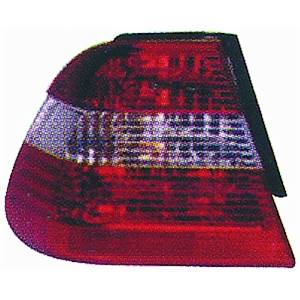 Feu arrière gauche extérieur pour BMW série 3 E46 2001-2004, blanc et rouge, Mod. berline, Neuf