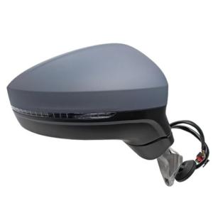 Rétroviseur extérieur droit électrique pour VOLKSWAGEN TIGUAN II phase 1, 2016-2020, rabattable électriquement, dégivrant, mémoire, Neuf à peindre