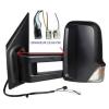 Rtroviseur gauche lectrique pour MERCEDES SPRINTER III depuis 2018 (W907-W910), bras long, BLIS, dgivrant, noir, Neuf
