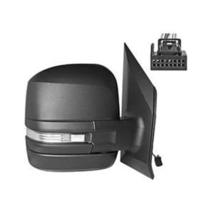 Rétroviseur droit pour MAN TGE depuis 2016, électrique, thermique, avec feu, coque noire, 6 PIN, Neuf