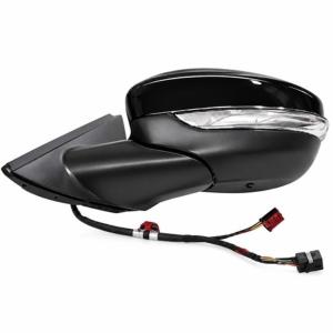 Rétroviseur gauche electrique pour CITROËN C3 AIRCROSS depuis 2024, degivrant, rabattable, avec clignotant, coque noir, Neuf