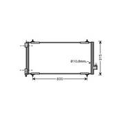 Condenseur de Climatisation pour PEUGEOT 407 2004-2007, OEM: 6455EY, Neuf