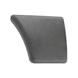 Moulure bouchon latérale sur aile avant gauche pour CITROËN BERLINGO I phase 2, 2002-2008, Noire, Neuve