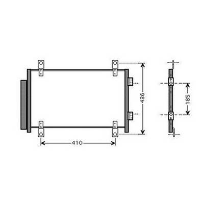 Condenseur de Climatisation pour CITROËN JUMPER I ph.2 2002-2006, OEM: 1347842080, Neuf