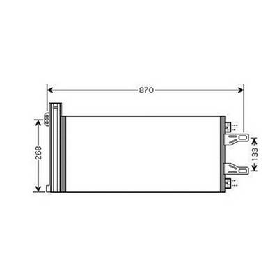 Condenseur de Climatisation pour FIAT DUCATO III ph.1 2006-2014, OEM: 1399111080, Neuf