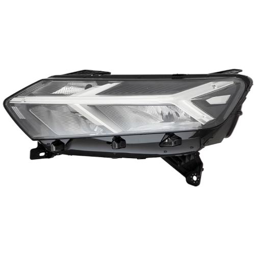 Phare Optique électrique avant gauche à LED pour DACIA SANDERO III phase 1 depuis 2021, H7+PY21W, avec feu diurne, profils chromés, Neuf