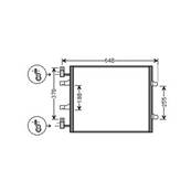 Condenseur de Climatisation pour RENAULT TRAFIC II ph.2 2006-2014, OEM: 8200411148, Neuf