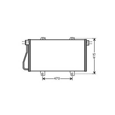 Condenseur de Climatisation pour NISSAN INTERSTAR ph.1 1999-2003, OEM: 2765000QAF, Neuf
