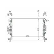 Radiateur de refroidissement moteur pour FORD MONDEO IV ph.1 2014-2019, OEM: 5482597, Neuf