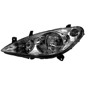 Phare Optique avant gauche pour PEUGEOT 307 phase 1, 2001-2005, H7+H1, avec moteur,  Neuf