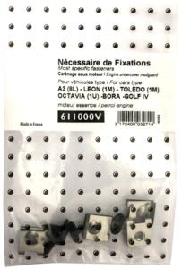 Kit de fixation assemblage Cache sous moteur pour SEAT LEON I (1M), 1998-2005 (modèle essence), Neuf