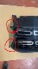 OCCASION - Grille calandre centrale supérieure pour DACIA SANDERO STEPWAY II phase 2, 2016-2020, noire, moulures chromées