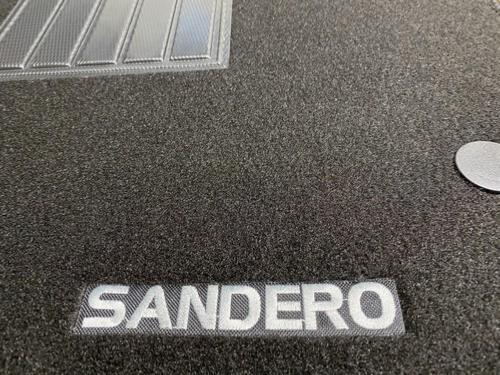 Tapis de sol moquette sur mesure pour voiture Dacia Sandero