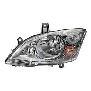 Phare Optique avant gauche pour MERCEDES VITO II ph.2 (W639) 2010-2014, H7+H7+H7, feu de jour diurne