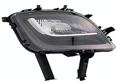 Feu antibrouillard droit pour OPEL ASTRA J 2010-2012, H3, Corps Noir, Neuf