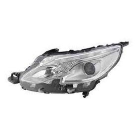 Phare optique avant gauche à LED H7/H7 pour PEUGEOT 2008 Phase 1, 2013-2016, Neuf