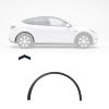 élargisseur aile arrière droite pour TESLA MODEL Y 2019-2025, noir gaufré, Neuf