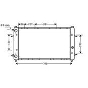 Radiateur de refroidissement moteur pour VOLKSWAGEN TRANSPORTER T4 ph.1 1990-1996, OEM: 701121253K, Neuf