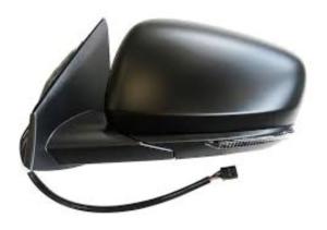 Rétroviseur gauche èlectrique pour RENAULT KADJAR 2015-2018, dègivrant, rabbattable electriquement, aspherique, avec feu, 9 pin, Neuf à peindre