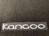 Kit 4 Tapis de sol Auto pour RENAULT KANGOO VP/FOURGON II depuis 2008, avec sigle KANGOO, moquette noire et clips, Neuf