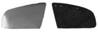 Miroir Glace rtroviseur gauche pour AUDI A3 II ph.1 (3 portes) 2003-2005, dgivrant, asphrique
